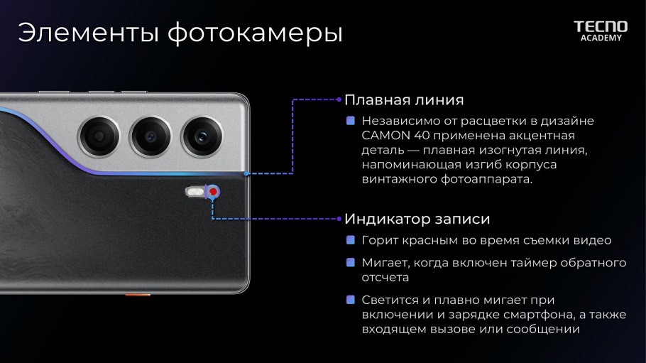 Фотокамера Tecno CAMON 40